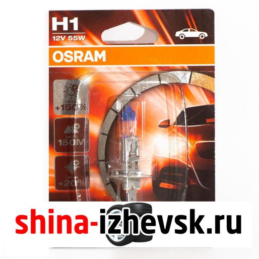 Лампа галогеновая OSRAM — H1-55 Вт-3500К, 1 шт. в Ижевске
